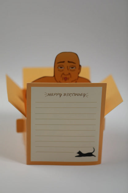 Funny Happy Birthday Pop-Up Birthday Card For Party Fun Office Home Decor Cute Desktop Novelty Hilarious Desktop Decoration