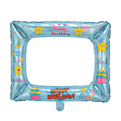 Birthday Graduation Dots Photo Frame Aluminum Film Balloon Party Graduation Ceremony New Year's Eve Photo Prop