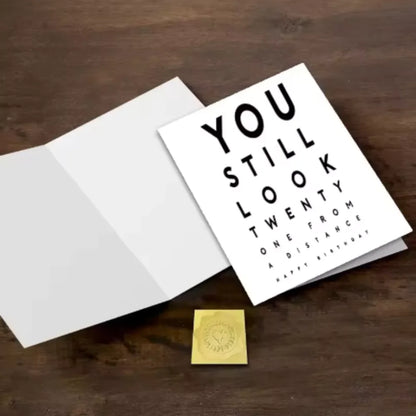 1 Birthday Card with Funny Text, a Unique Gift Suitable for Family, Friends, Colleagues and Besties.